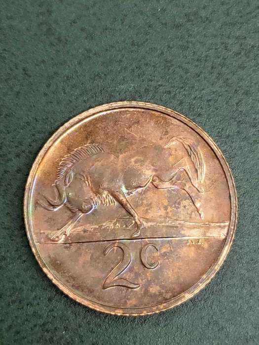 RSA 1971 Proof 2 Cent
