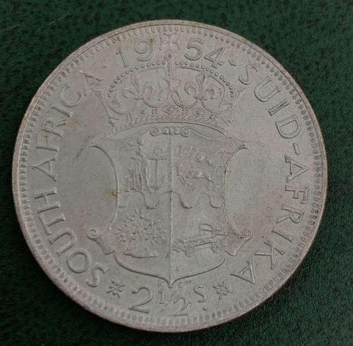 Union 2,5 Shillings 1954 - Nice condition