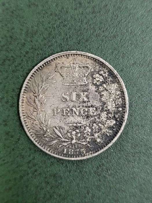 Britain Sixpence 1875