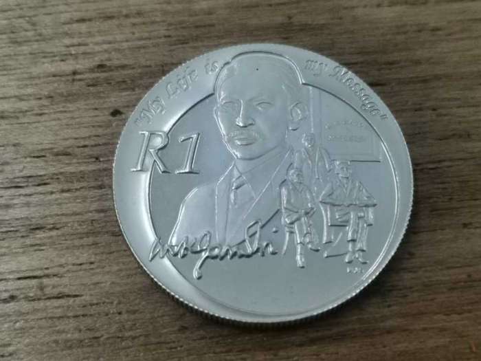 RSA - Protea Series 1 Rand 2008 - Gandhi