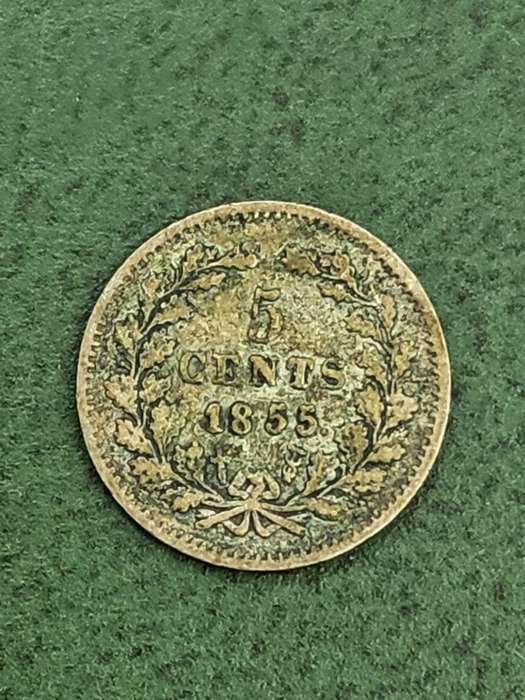Netherlands 5 Cents 1855