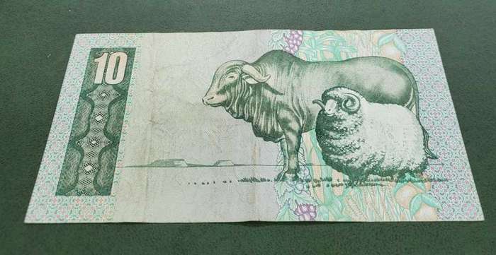 RSA 10 Rand 1985(G de Kock 3rd Issue) - AA Prefix