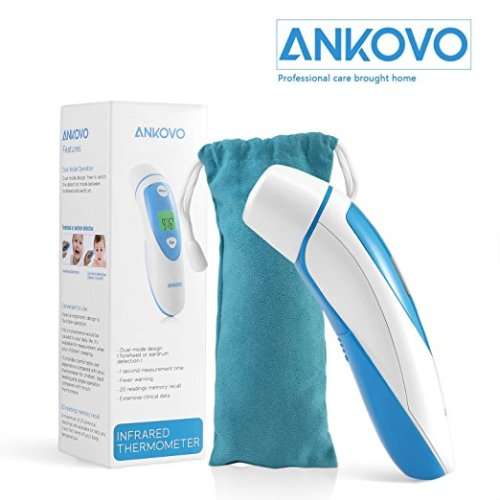 Digital Medical Infrared Forehead and Ear Thermometer for Baby ,Kids and Adults - Fever Indicator