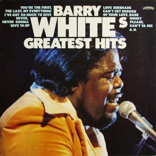 BARRY WHITE: GREATEST HITS - Netherlands CASABLANCA pressing LP