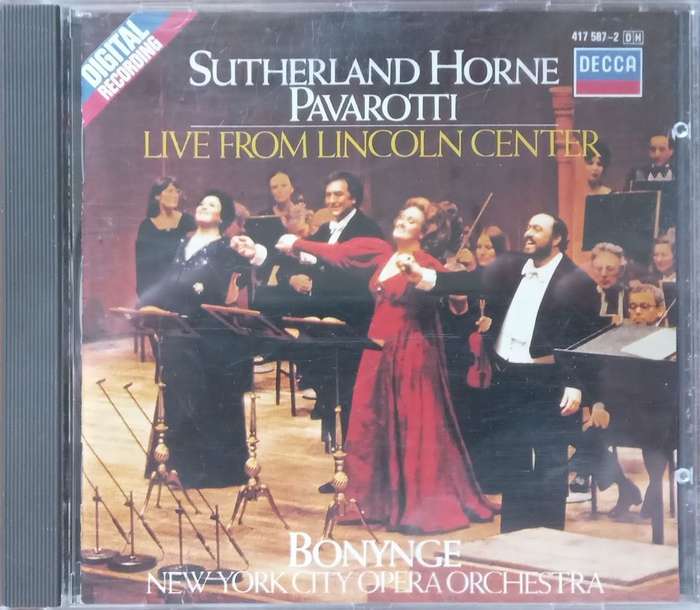 Sutherland, Horne, Pavarotti: Live from Lincoln Center