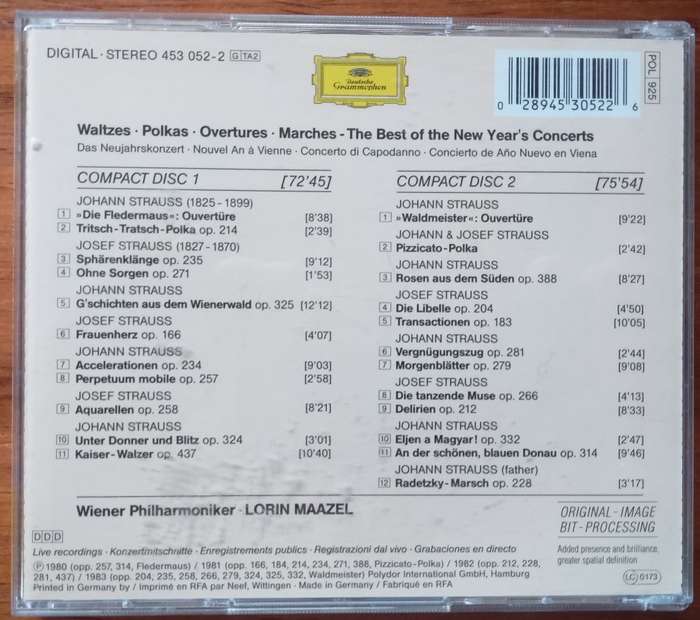 Strauss: Waltzes & Polkas (2CDs, Maazel)