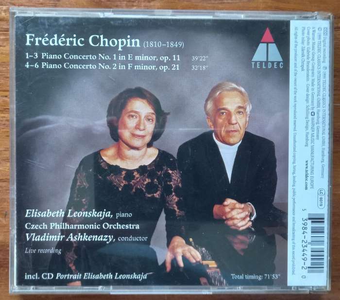 Chopin: Piano Concertos (Leonskaja/Ashkenazy)