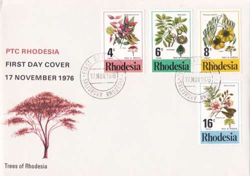 Trees of Rhodesia FDC