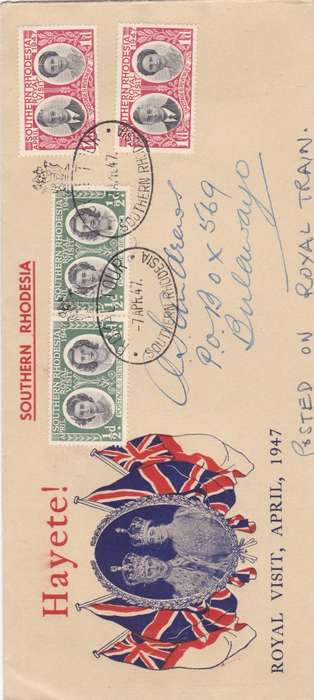 Hayete Royal Visit Bulawayo Rhodesia