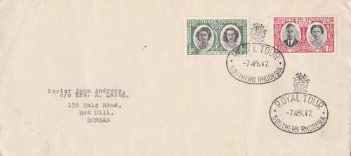 Royal Tour Southern Rhodesia Letter