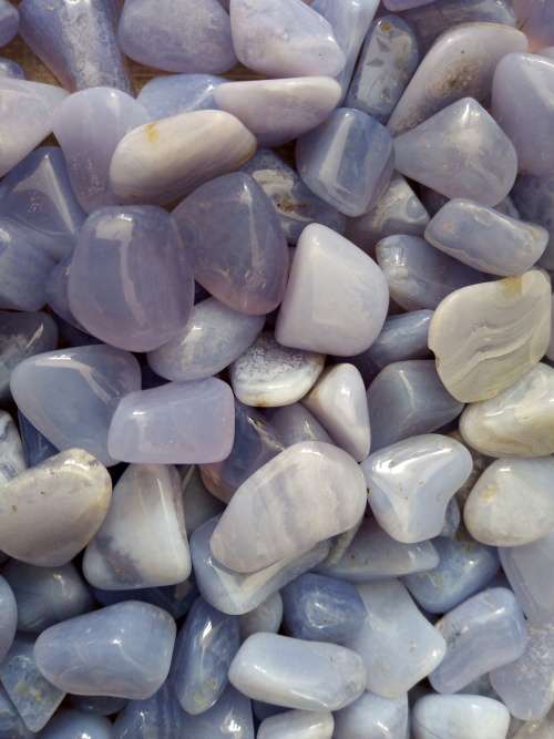 Blue Lace Agate Tumble - Small