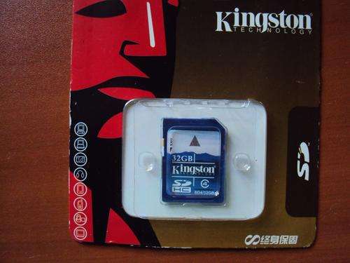 32GB Kingston SDHC Class4 Memory Card - Still sealed