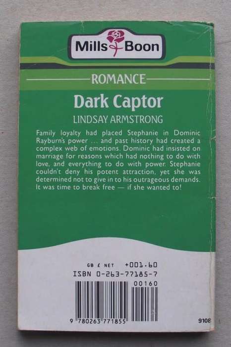 MILLS & BOON: DARK CAPTOR by Lindsay Armstrong
