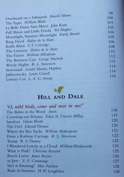 THE MACMILLAN TREASURY OF POETRY FOR CHILDREN (1997/1st Ed.) (good condition)
