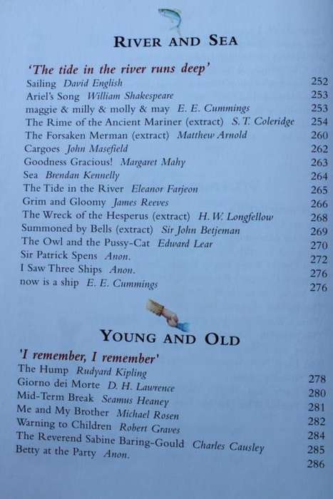 THE MACMILLAN TREASURY OF POETRY FOR CHILDREN (1997/1st Ed.) (good condition)