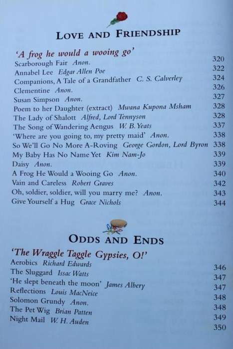 THE MACMILLAN TREASURY OF POETRY FOR CHILDREN (1997/1st Ed.) (good condition)