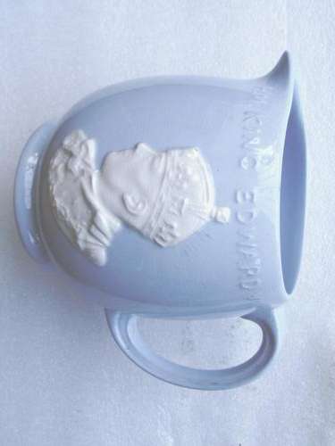 JUG: HM KING EDWARD VIII: 1937 (Powder Blue in Colour with White Display)