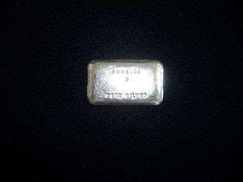 100 GRAM FINE SILVER CAST BAR 99,9 FINENESS
