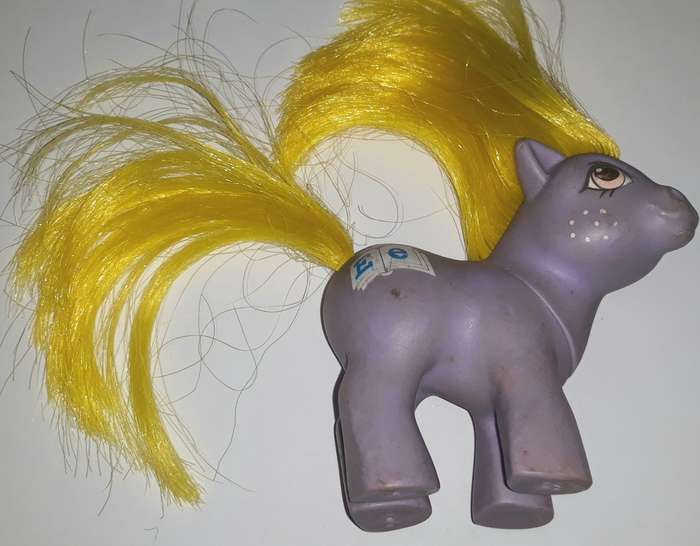 Vintage Hasbro My Little Pony G1 Playschool Baby Alphabet - Scarce