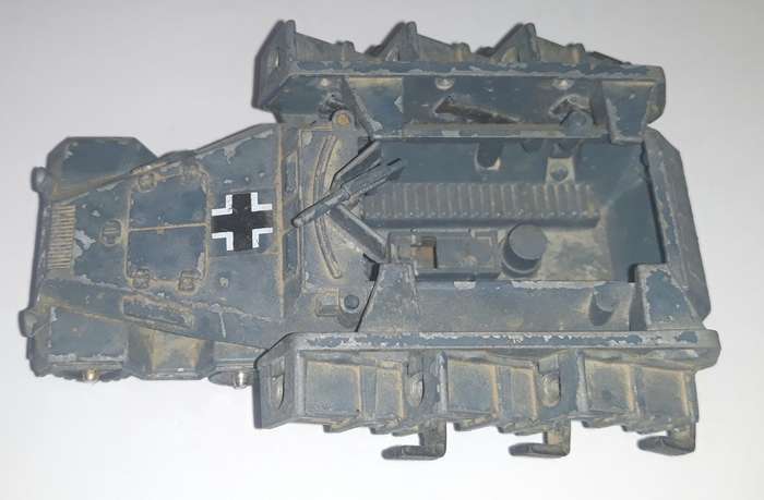 Vintage Corgi Toys Hanomag Semi-track Rocket Launcher