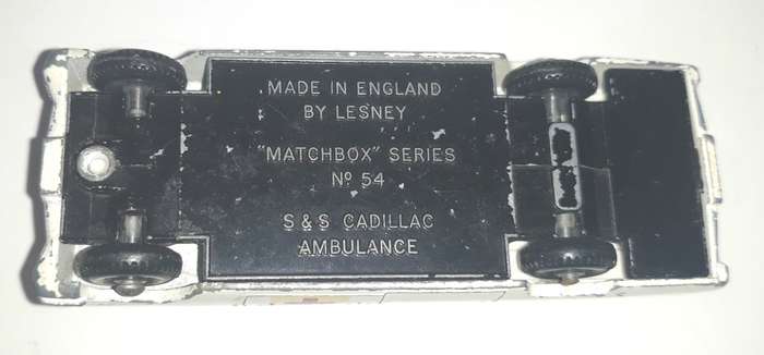 Vintage Matchbox S & S Cadillac Ambulance