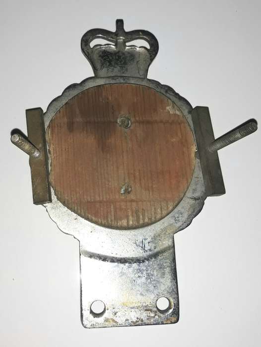 Vintage British Royal Scots Fusiliers Car Hood Ornament