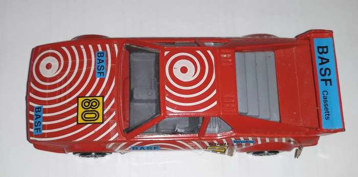 Vintage Burago BMW M1 BASF Rally Car