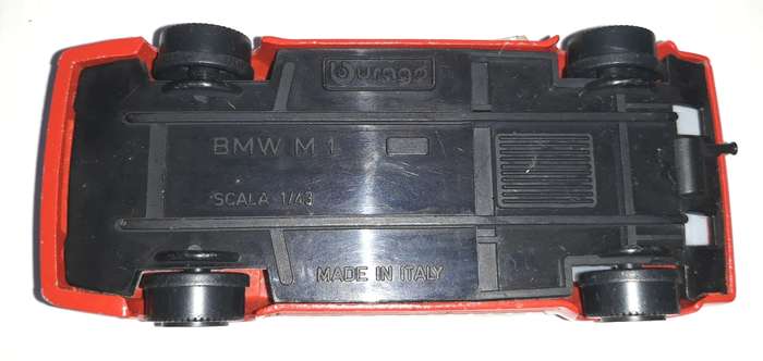 Vintage Burago BMW M1 BASF Rally Car