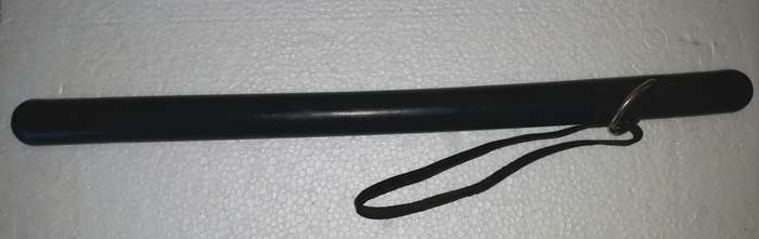 Vintage Military Police Night Stick / Baton With Leather Holster