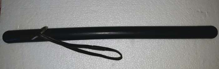Vintage Military Police Night Stick / Baton With Leather Holster