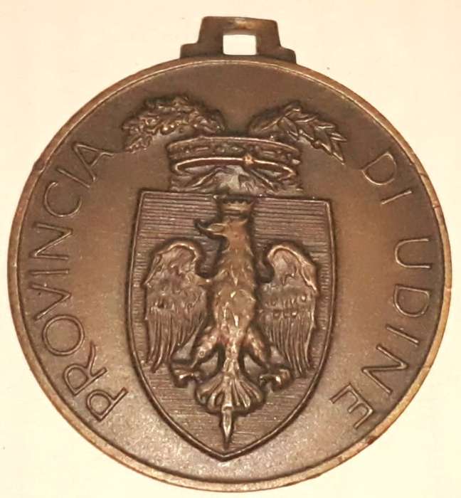 Vintage Italian Province of Udine Medal
