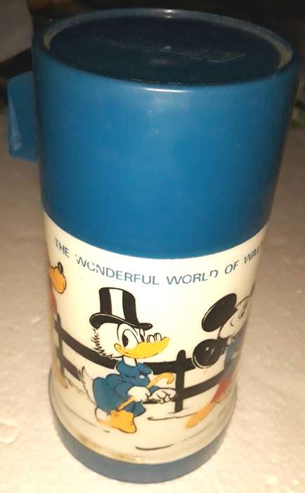 Vintage 1970-80s Aladdin Walt Disney Children`s Flask