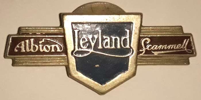 Vintage Leyland - Albion Scammell Button Badge