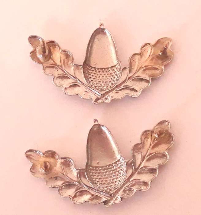 SADF Regiment University of Stellenbosch Collar Badge Pair