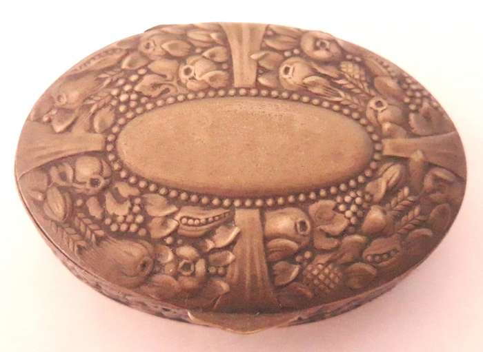 Vintage Mexican Alpaca Pill Box