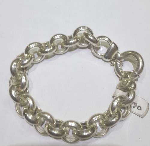 New 925 Sterling Silver 14mm Belcher Bracelet 20 cm, value R1680.00