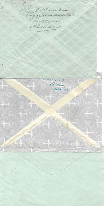 Airmail covers - Netherlands (2 x 1912) and Switzerland (1915)