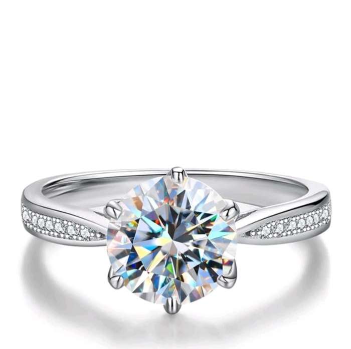 Sterling Silver S925 Promise Ring