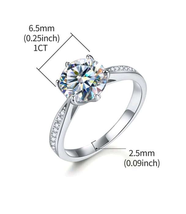 Sterling Silver S925 Promise Ring