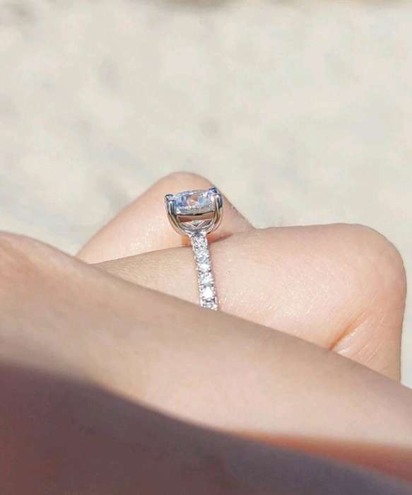 Sterling Silver S925 Eternity Ring
