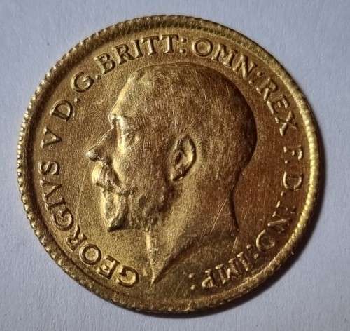 1912 GOLD HALF SOVEREIGN KING GEORGE