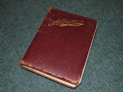Vintage "autograph" album.