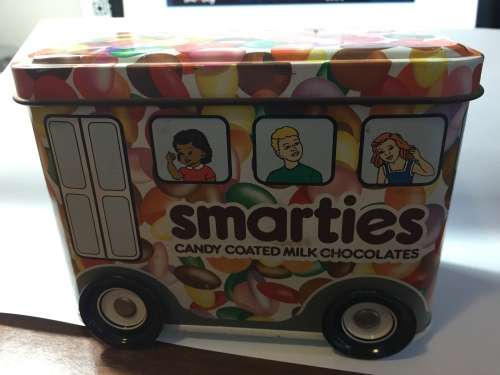 Smarties Tin Bus - Vintage Rowntree