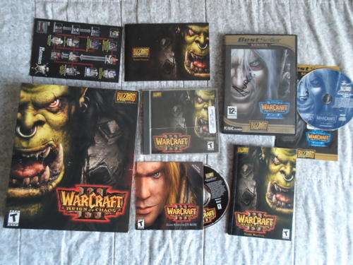 Warcraft 3 + Expansionset PC CD Big Box