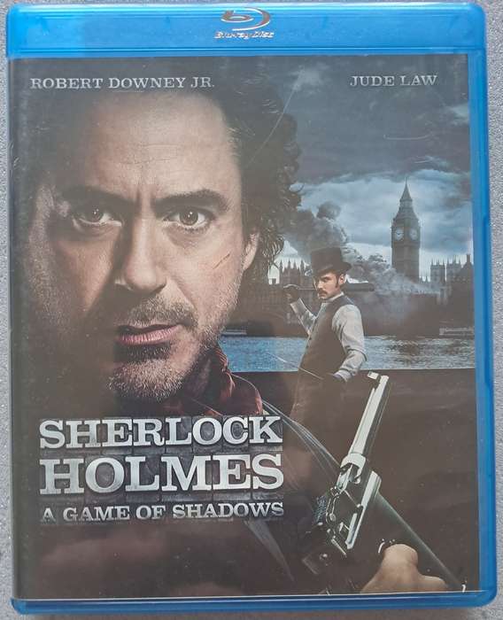 Blue-Ray: Sherlock Holmes a game of shadows.