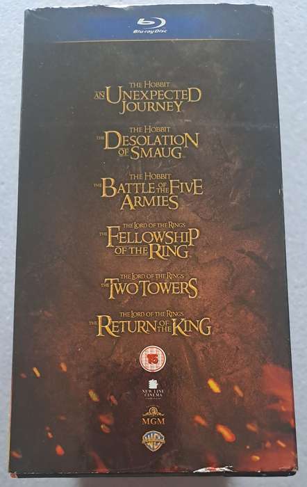 Blue-Ray: The Lord of the Rings and The Hobbit Trilogy