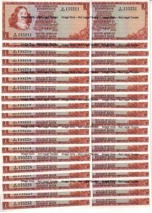 TW DE JONGH 40 IN SERIES UNC R1 THIRD ISSUE