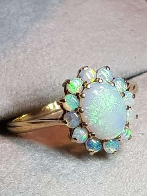 Opal Yellow Gold Ring
