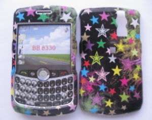 Blackberry Curve 8330 8300 8320 8310 Multicolour Star Hard Case