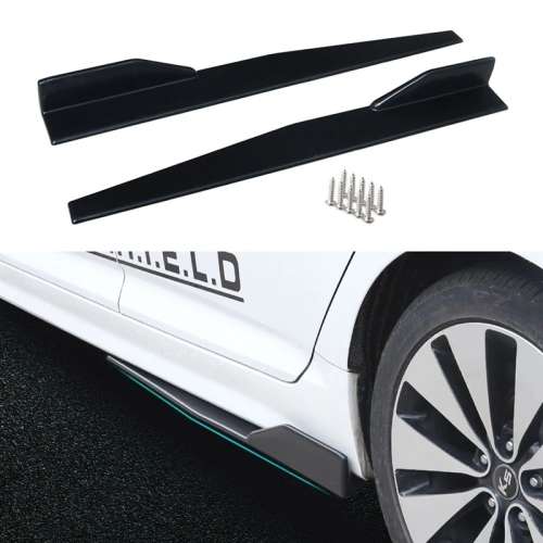 Combo Deal: Front Lip + Side Skirts ( Universal, Gloss Black)